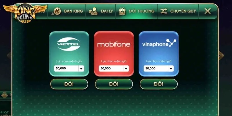 Đổi thưởng qua thẻ cào điện thoại đang là lựa chọn rất được yêu thích