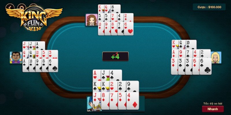 Ưu điểm của game mậu binh tại Kingfun